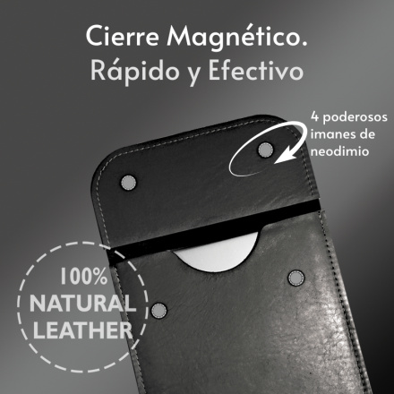 Funda para Samsung Tab S9 Ultra 'Magnet' CUERO