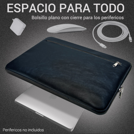 Funda para Macbook Pro 16, con Bolsillo. Zipper Rock