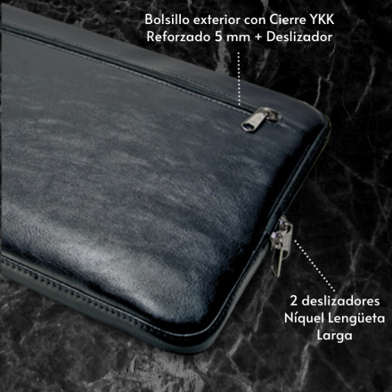 Funda para Macbook Pro 16, con Bolsillo. Zipper Rock